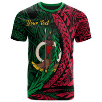 Vanuatu T Shirt Custom Wings Style Unisex Black - Polynesian Pride