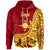 Rotuma Hoodie Tuai Flag Rotuma Red - Polynesian Pride