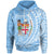 Fiji Hoodie Suva Wings Style Unisex Blue - Polynesian Pride