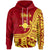 Rotuma Hoodie Elsee Flag Rotuma Unisex Red - Polynesian Pride