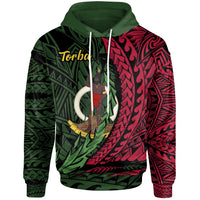 Vanuatu Hoodie Torba Wings Style Unisex Black - Polynesian Pride
