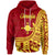 Rotuma Hoodie Oinafa Flag Rotuma Unisex Red - Polynesian Pride