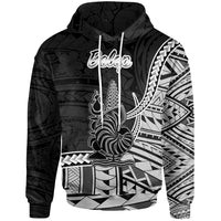 New Caledonia Islands Hoodie Belep Seal of New Caledonia Polynesian Patterns Unisex Black - Polynesian Pride