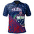 Samoa Polo Shirt Polynesian Patterns With Bamboo Unisex Blue - Polynesian Pride