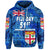 Custom Fiji Day Hoodie Independence Anniversary Original Style, Custom Text and Number LT8 - Polynesian Pride