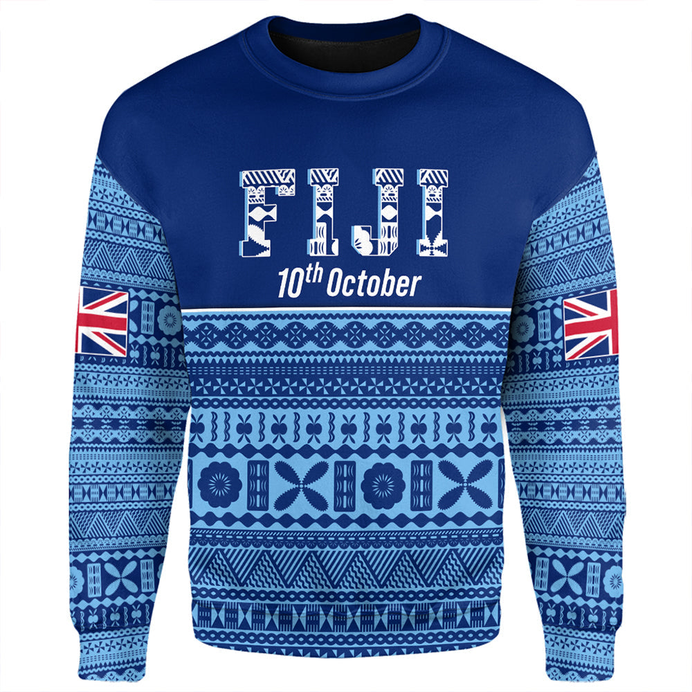 Fiji Independence Day Sweatshirt LT10 - Polynesian Pride