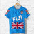 Custom Fiji Day T Shirt Flag Vibes LT8 - Polynesian Pride