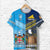 Custom Fiji and Tokelau T Shirt Together, Custom Text and Number LT8 - Polynesian Pride