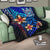 Fiji Premium Quilt - Vintage Tribal Mountain Crest - Polynesian Pride