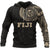 FIji Hoodie Fiji Polynesian Tattoo Style Unisex Black-Gold - Polynesian Pride