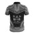 Fiji Polo Shirt Viti Coat Of Arms Polynesian Chief Tattoo Black Version - Polynesian Pride