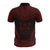 Fiji Polo Shirt Viti Coat Of Arms Polynesian Chief Tattoo Red Version - Polynesian Pride