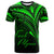 French Polynesia T Shirt Green Color Cross Style Unisex Black - Polynesian Pride