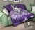 Maori Manaia The Blue Sea Premium Quilt, Purple - Polynesian Pride