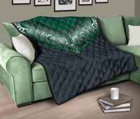 Koru Polynesian Tattoo Premium Quilt - Polynesian Pride