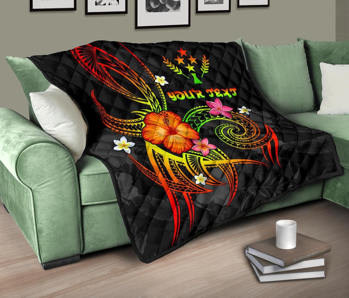 Kosrae Polynesian Personalised Premium Quilt - Legend of Kosrae (Reggae) - Polynesian Pride