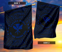 Kanaka Maoli Motto Polynesian Flag White AH - Polynesian Pride