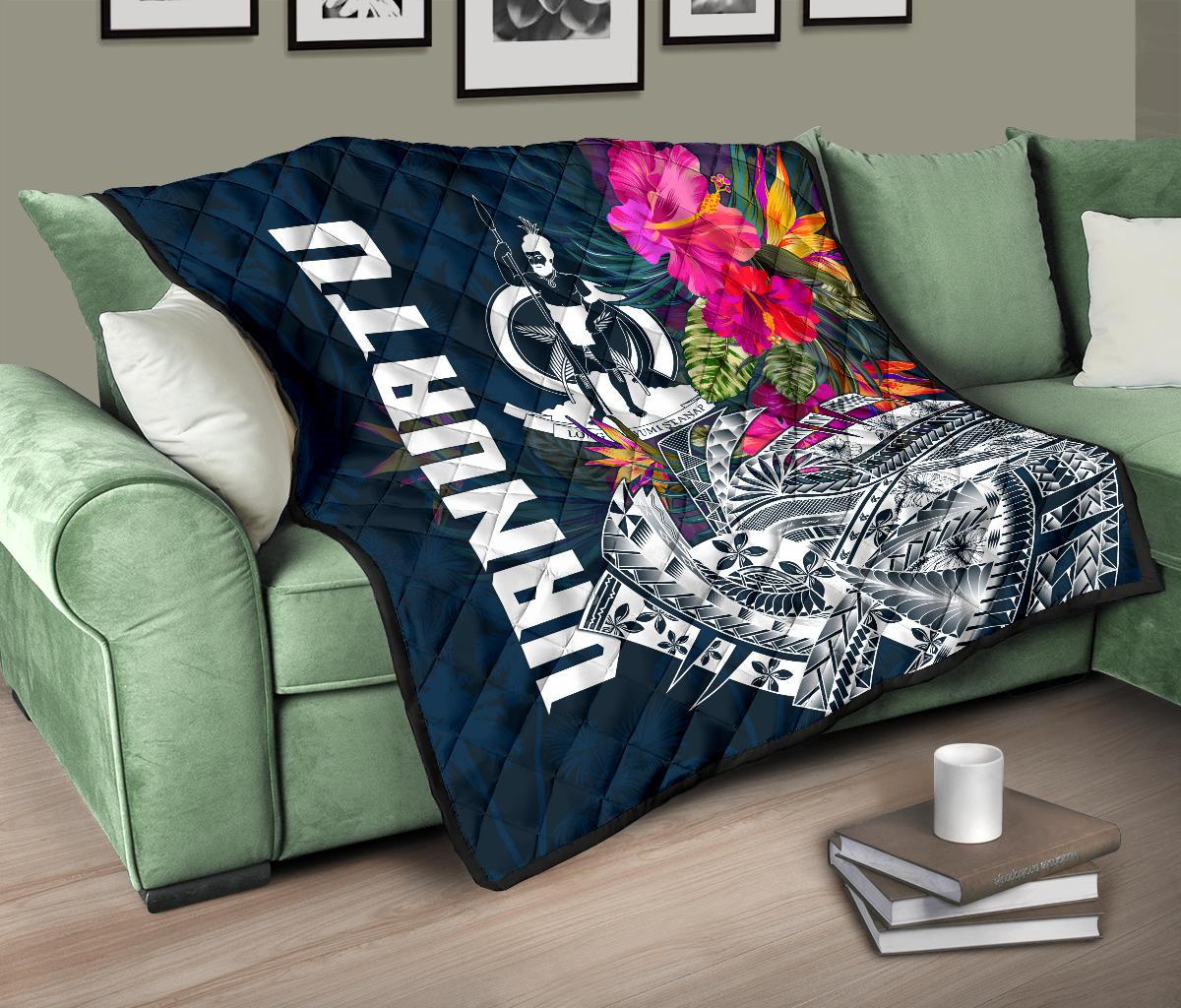 Vanuatu Polynesian Premium Quilt - Summer Vibes - Polynesian Pride