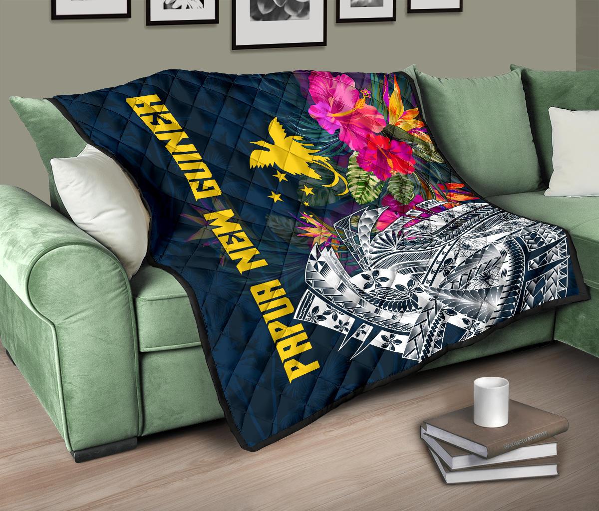 Papua New Guinea Premium Quilt - Summer Vibes - Polynesian Pride