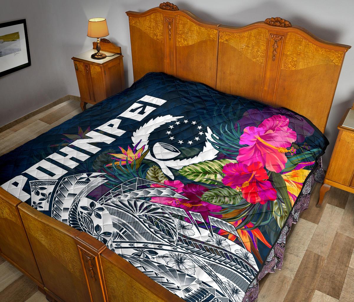 Pohnpei Premium Quilt - Pohnpei Summer Vibes - Polynesian Pride