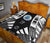 Federated States Of Micronesia Premium Quilt - Federated States Of Micronesia Seal Polynesian White Tattoo (Black) - Polynesian Pride
