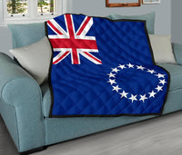 Cook Islands Flag Premium Quilt - Polynesian Pride