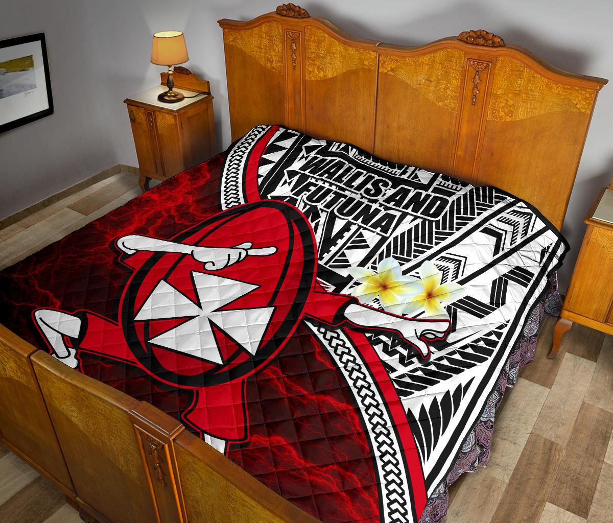 Dab Trend Style Rugby Premium Quilt Wallis and Futuna - Polynesian Pride