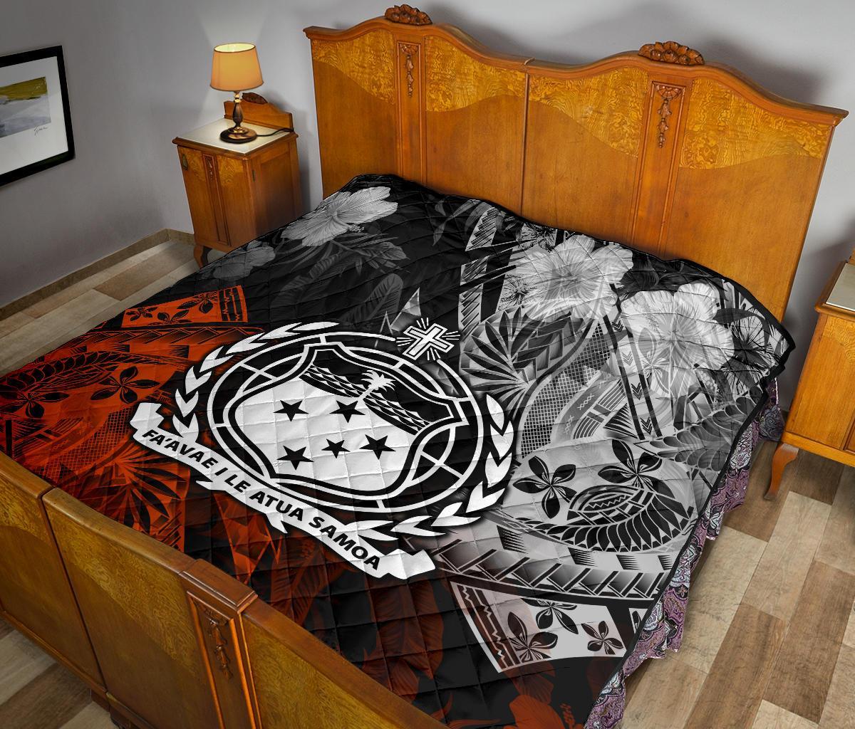 Samoa Polynesian Premium Quilt - Vintage Polynesian Style - Polynesian Pride