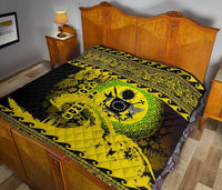 Cook Island Quilt Wave Yellow Design - Polynesian Pride