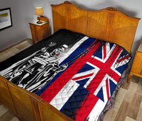 Hawaii King Flag Premium Quilt - Polynesian Pride