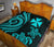 Wallis and Futuna Premium Quilt - Turquoise Tentacle Turtle - Polynesian Pride