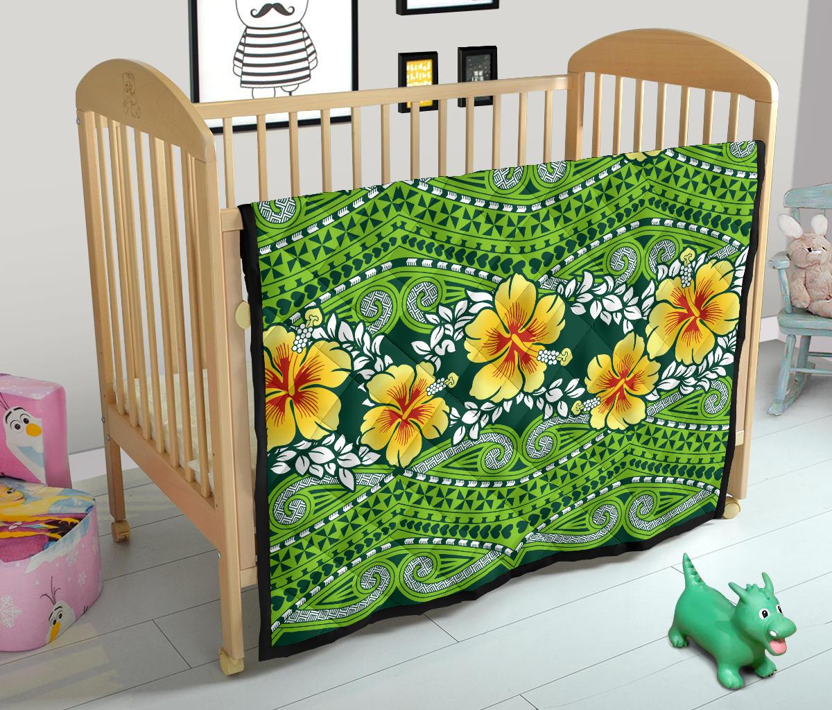 Hawaii Polynesian Premium Quilt - Hibiscus Patterns - Polynesian Pride