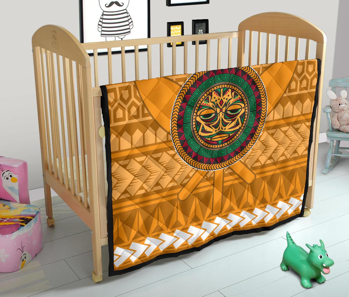 Hawaii Tiki Kanaka Polynesian - Premium Quilt AH - Polynesian Pride