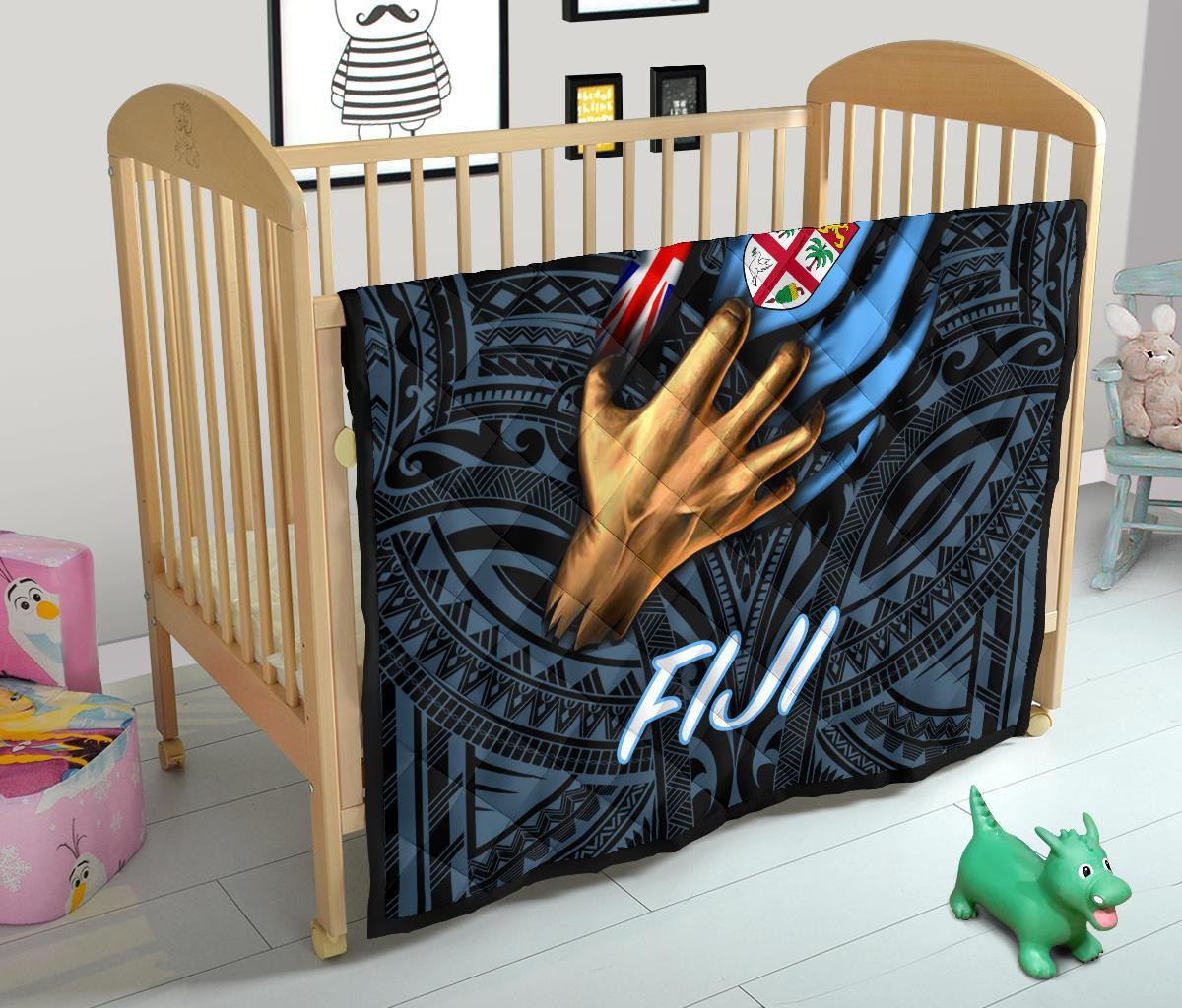 Fiji Premium Quilt - Fiji In Me (Blue) - Polynesian Pride