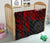 Tahiti Premium Quilt - Tahiti Seal In Heartbeat Patterns Style (Red) - Polynesian Pride