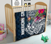 American Samoa Premium Quilt - Polynesian Hibiscus with Summer Vibes - Polynesian Pride