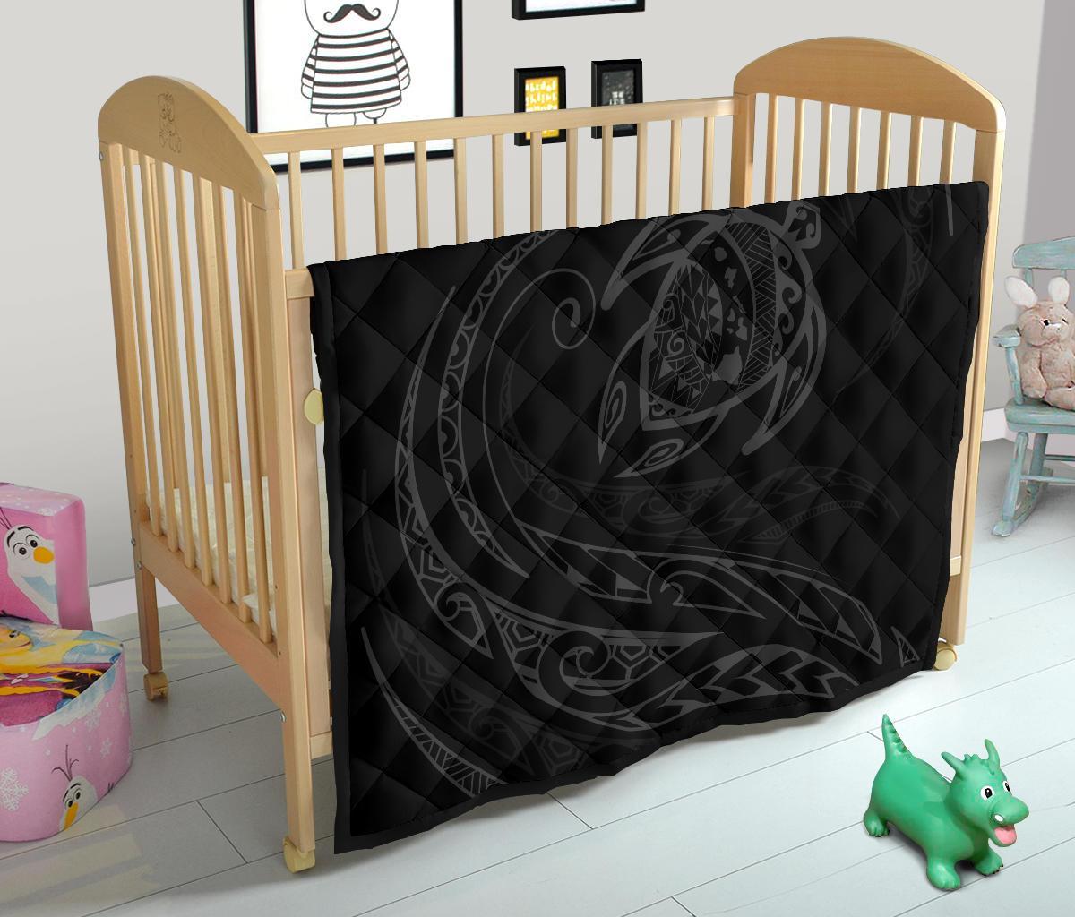 Hawaii Turtle Premium Quilt - Gray - Frida Style - Polynesian Pride