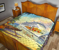 Vintage Hawaii Premium Quilt - Polynesian Pride