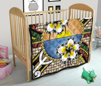 Hawaii Plumeria Pattern Limited Premium Quilt - Polynesian Pride