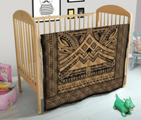 Hawaii Polynesian Mauna Kea Premium Quilt Gold - Polynesian Pride