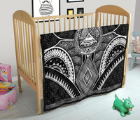 Polynesian Quilts - American Samoa Coat Of Arm With Poly Patterns - Polynesian Pride