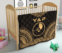 Yap Premium Quilt - Yap Flag Polynesian Chief Gold Version - Polynesian Pride