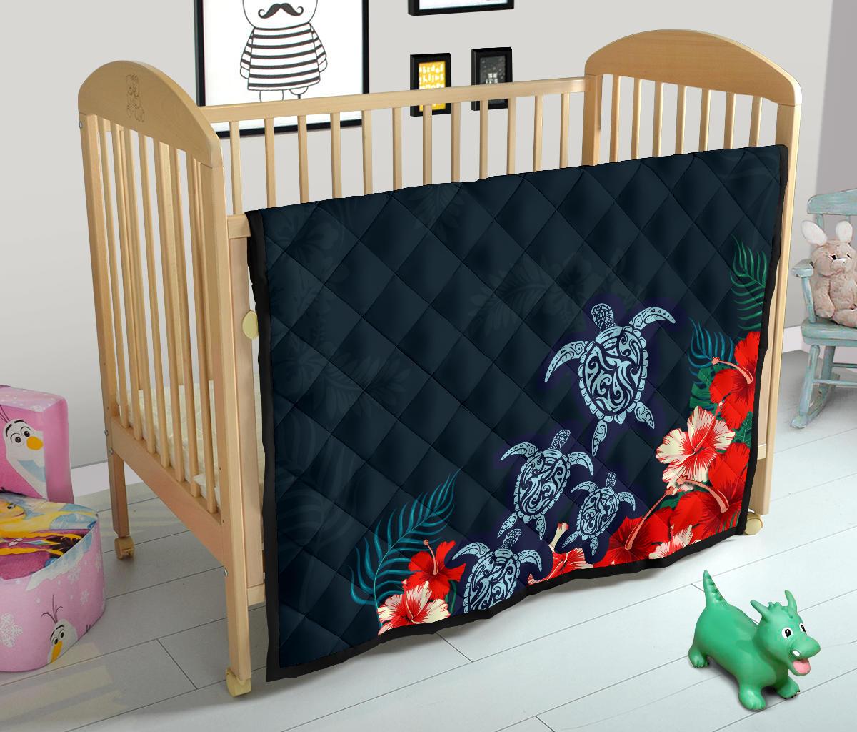 Hawaii Polynesian Turtle Premium Quilt - Polynesian Pride