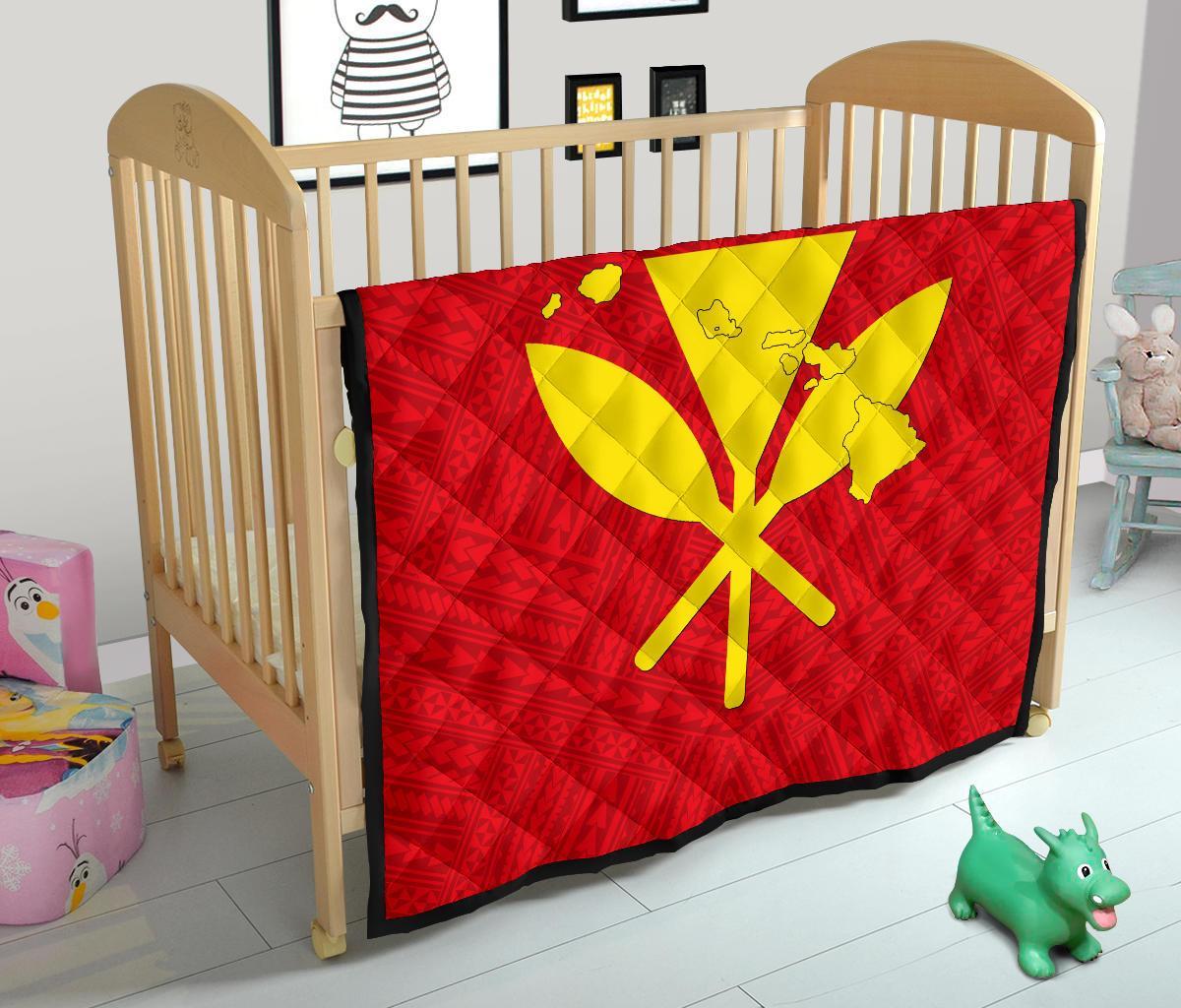 Hawaii Kanaka Polynesian Premium Quilt - Polynesian Pride