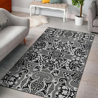 Polynesian Gray Area Rug - Polynesian Pride