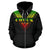 Chuuk All Over Zip up Hoodie Reggae Color Sailor Style - Polynesian Pride