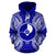 Yap Polynesian ll Over Hoodie Map Blue - Polynesian Pride