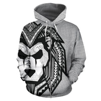 Sua Lions Pride Polynesian Warrior Zip up Hoodie - Polynesian Pride