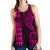 Hawaii Coat of Arm Women's Racerback Tank Pink - Polynesian Pride