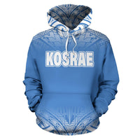 Kosrae All Over Hoodie Blue Fog Style - Polynesian Pride